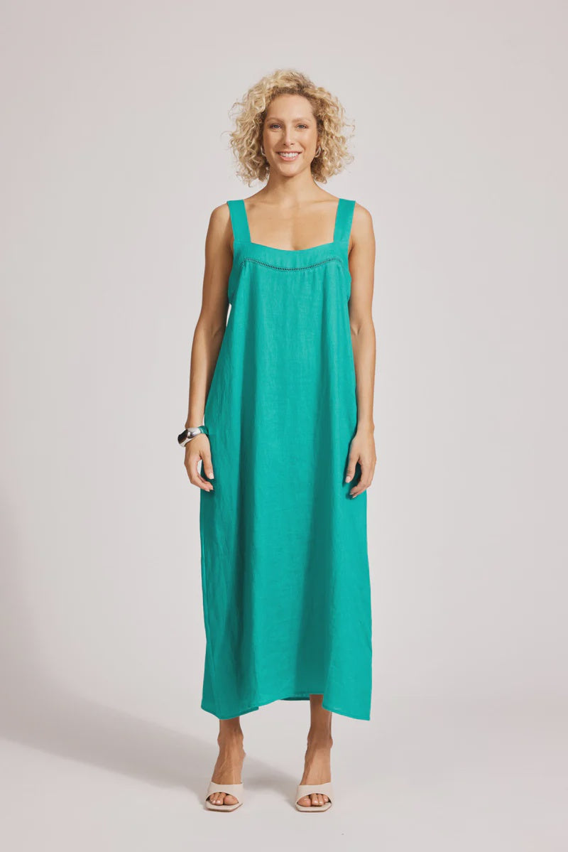 Miramar Tank Maxi Dress / Lagoon