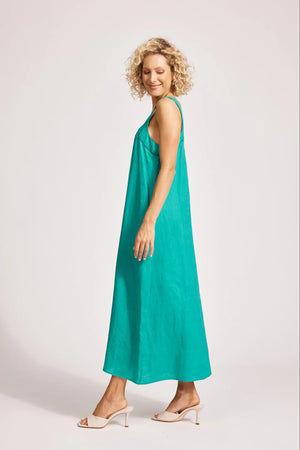 Miramar Tank Maxi Dress / Lagoon