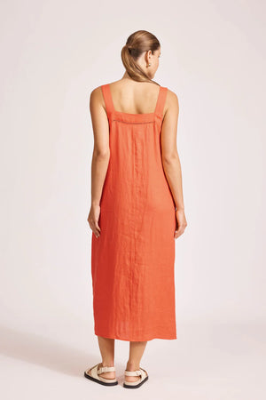 Miramar Tank Maxi Dress / Coral