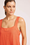 Miramar Tank Maxi Dress / Coral
