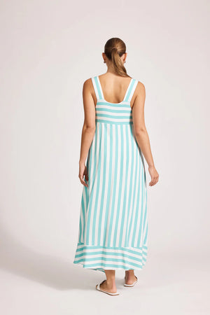 Treville Stripe Tank Maxi Aqua