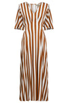 Treville Stripe Maxi Dress Caramel