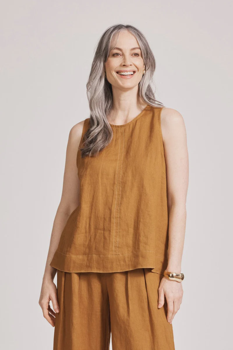 Miramar Tank Top / Caramel