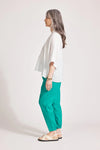 Miramar Collared Top / White