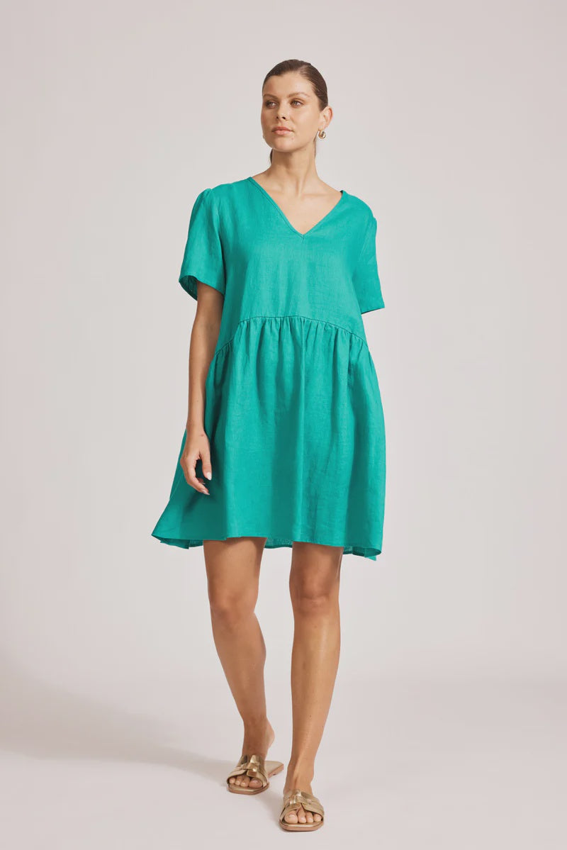 Miramar Midi Dress / Lagoon