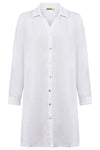 Miramar Shirt Dress / White