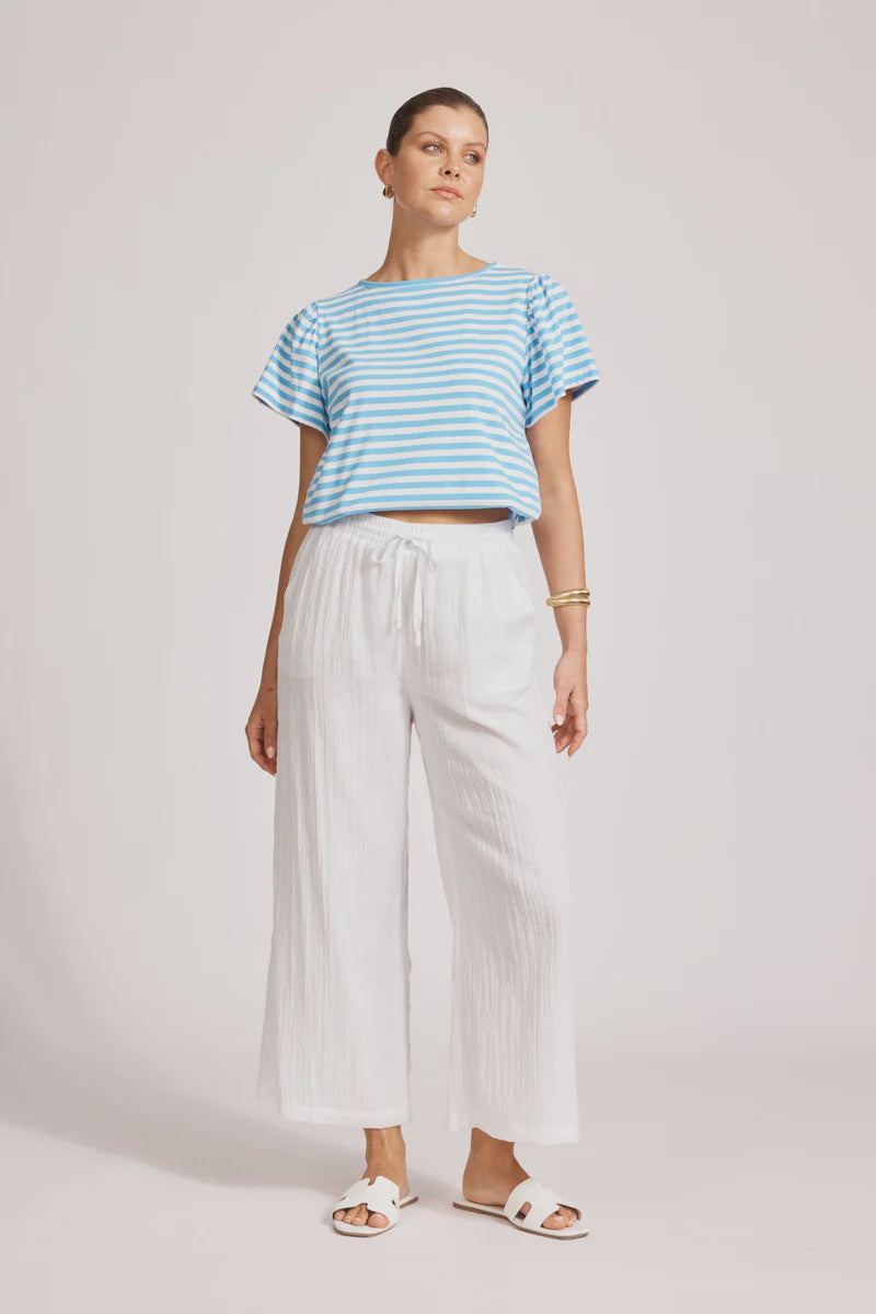 Orsula Crop Pant / White