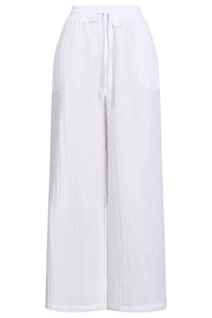 Orsula Crop Pant / White