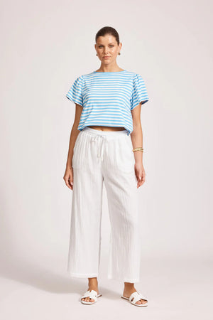 Orsula Crop Pant / White