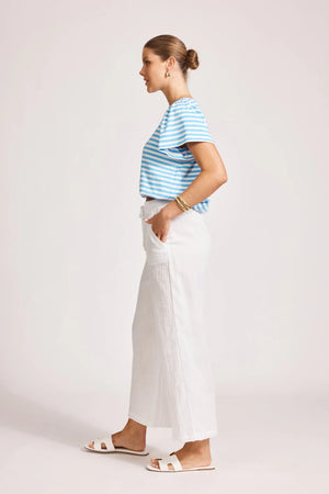 Orsula Crop Pant / White