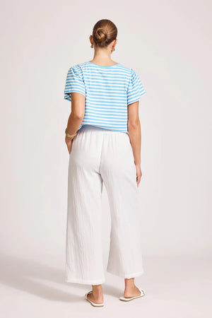 Orsula Crop Pant / White