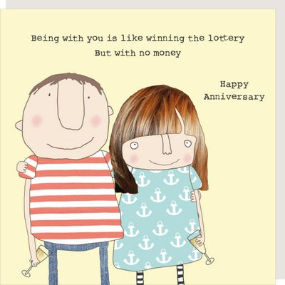 Lottery Anniversary Card