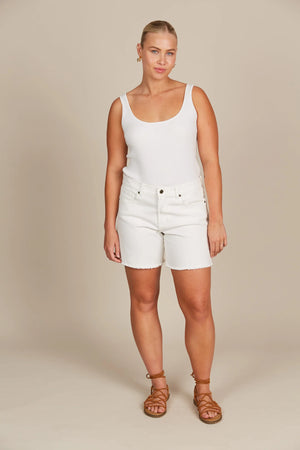 Duke Denim Shorts Salt