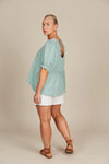 Amelie Top Seafoam