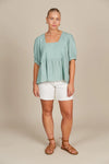 Amelie Top Seafoam