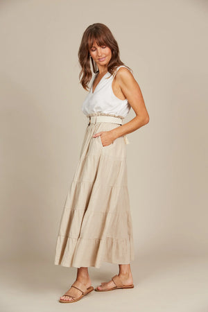 Amelie Maxi Skirt Canvas