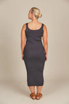 Adele Tank Dress Graphite