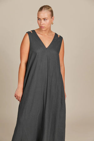 Amelie Tank Maxi Graphite