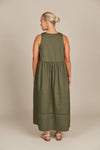 Remi Tank Dress Olive