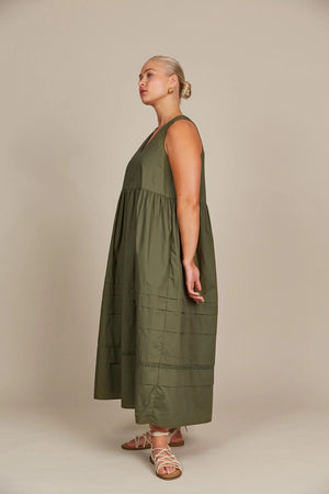 Remi Tank Dress Olive