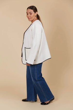 Athena Cardigan Ivory