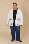 Athena Cardigan Ivory