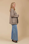 Athena Cardigan Taupe