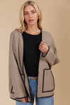 Athena Cardigan Taupe