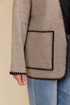 Athena Cardigan Taupe