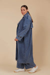 Freya Trench Coat Denim