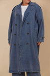 Freya Trench Coat Denim
