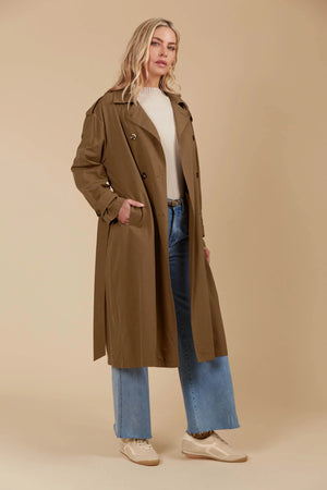 Freya Trench Coat Toffee