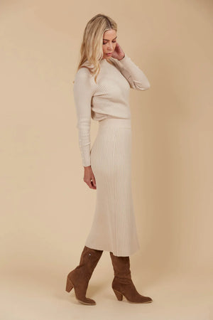 Juno Knit Skirt Canvas