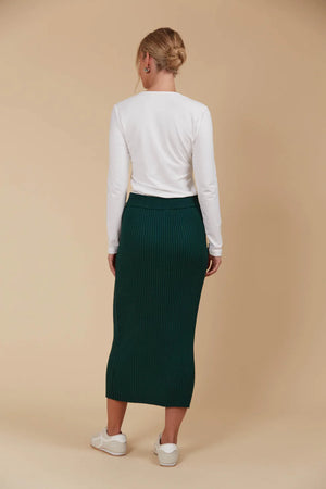 Juno Knit Skirt Pine