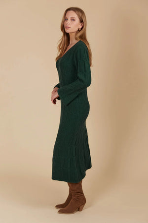 Hera Knit Dress Pine
