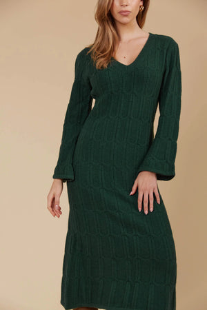 Hera Knit Dress Pine