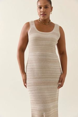 Ida Knit Tank Dress / Canvas