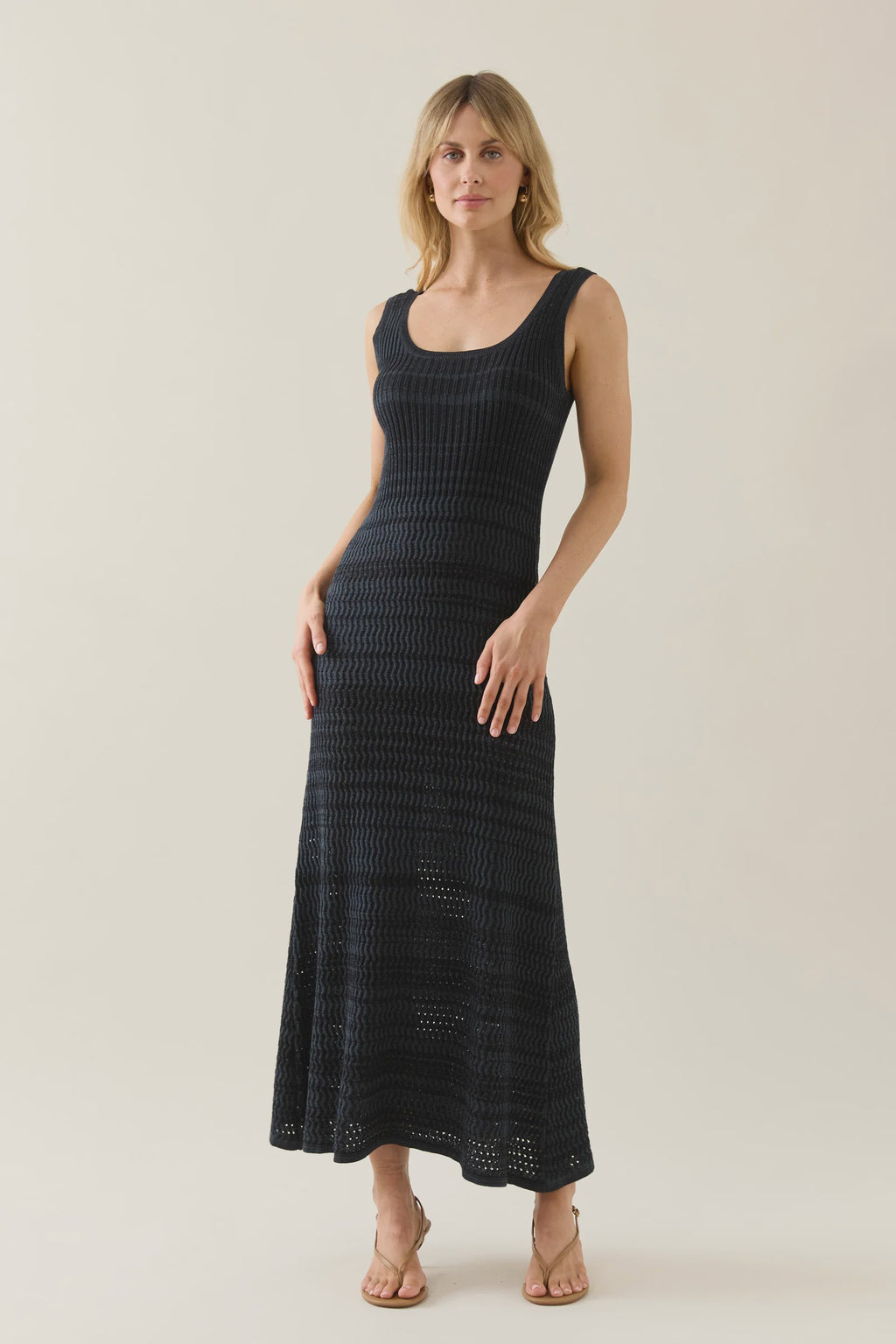 Ida Knit Dress / Navy