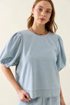 Sofie Denim Top / Sky