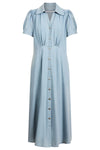 Sofie Denim Dress Maxi / Sky