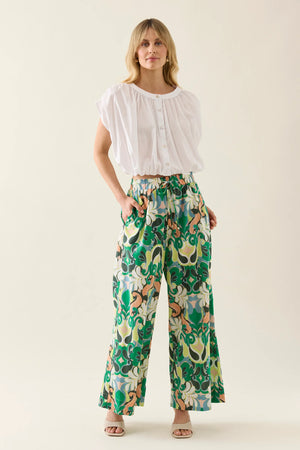 Aurora Reversible Crop Top Lotus