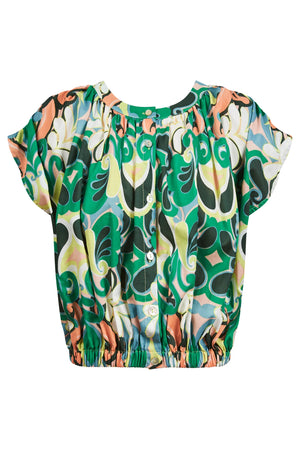 Aurora Reversible Crop Top Paisley