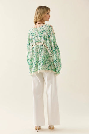 Oline Lace Cape Jasmine /ONE SIZE