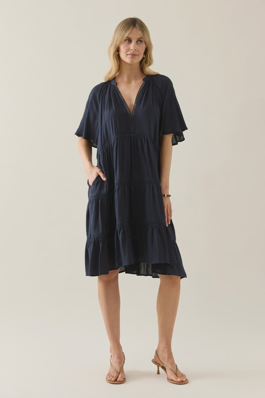 Oline Dress / Navy