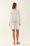 Oline Lace Kimono Lotus/ONE SIZE