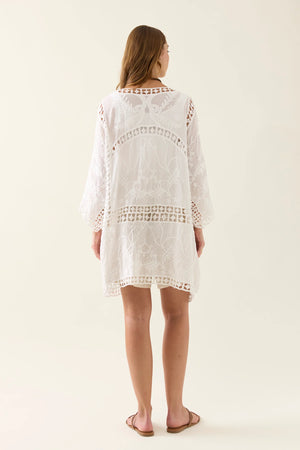 Oline Lace Kimono Lotus/ONE SIZE