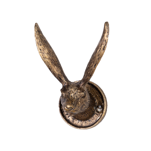 Antique Gold Finish Rabbit Hook