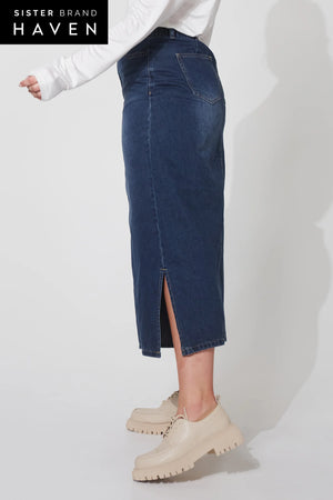 Dalton Denim Skirt Indigo