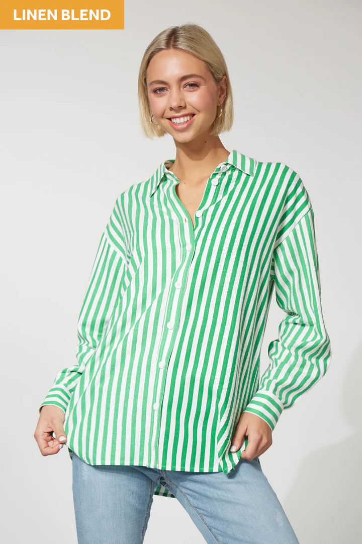 Montell Shirt / Evergreen
