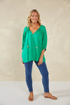 Sardinia Relaxed Blouse/ONE SIZE